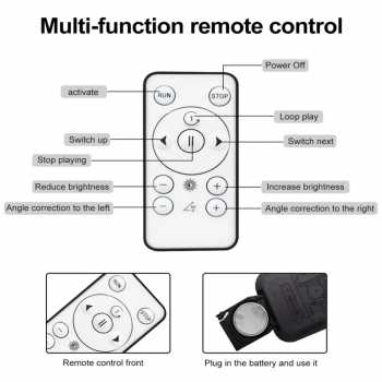 Gambar produk Onlytool Proyektor Kipas 3D Hologram Display Fan Projector LED 1M - F100