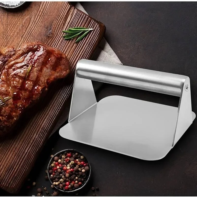 Gambar produk AHOSTO Penekan Daging Hamburger Burger Patty Smasher Meat Press 14cm - AH901