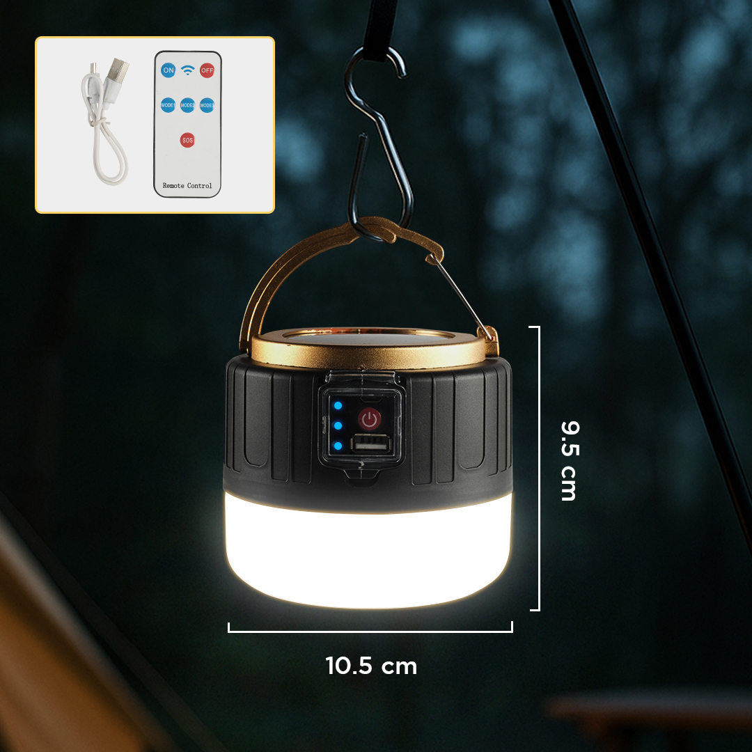 Gambar produk Yifanao Lampu LED Camping Light Solar Panel Waterproof Cool White 280W - G13