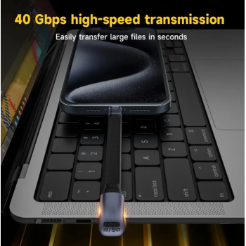 Gambar produk MONROE Kabel USB Type C Flexible Data Cable Fast Charging U-Type 240W - MO2