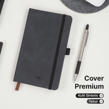 Gambar produk Toddi Buku Jurnal Hardcover Notebook Diary 200 Halaman Grid A6 - LXY0133