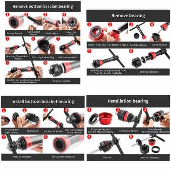 Gambar produk Muqzi Bike Center Shaft Bottom Bracket Install Removal BB86/30/92/PF30 - SZ912