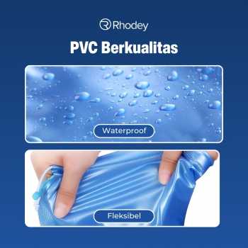 Gambar produk Rhodey Jas Hujan Sepatu Anti Air Shoes Cover PVC with Zipper M - XZ899