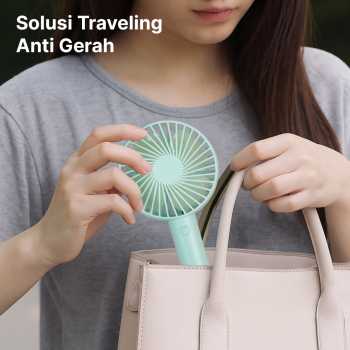 Gambar produk LivingSmart Kipas Angin Portable Genggam USB Mini Cooling Fan 1200mAh - SS-2