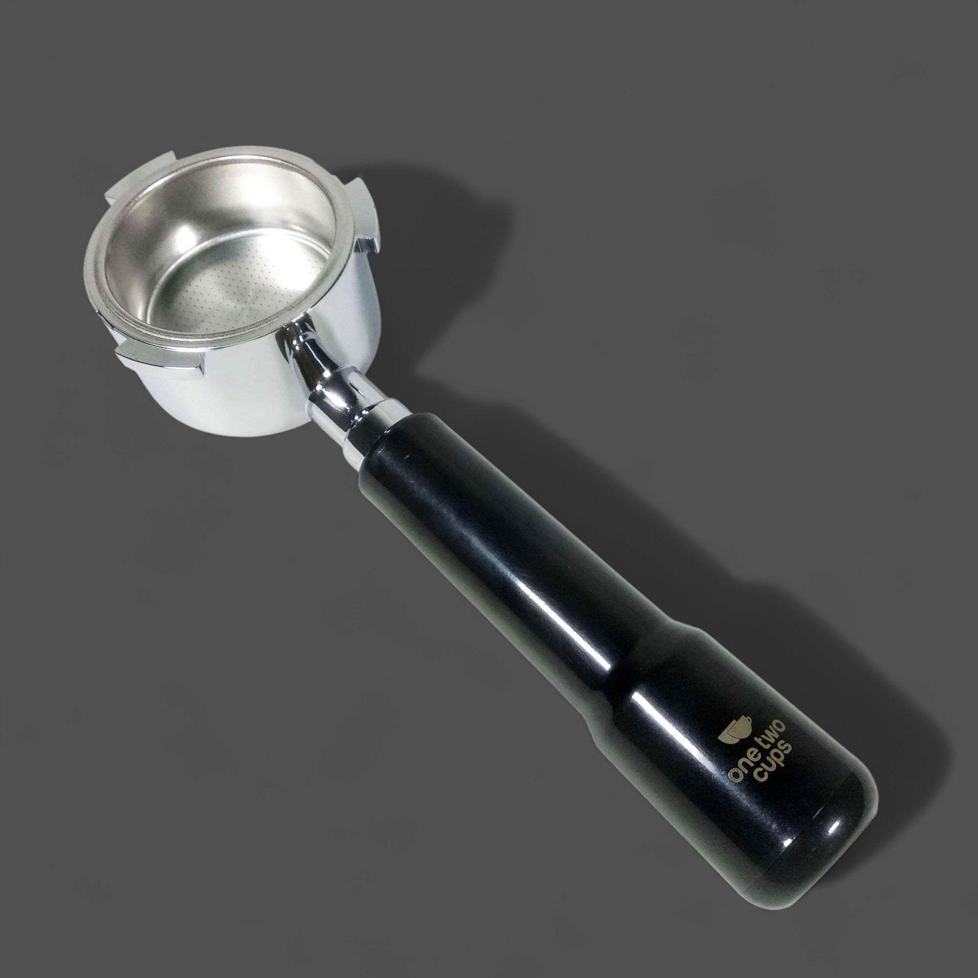 Gambar produk One Two Cups Bottomless Naked Portafilter Stainless 51mm for DeLonghi - CG-11