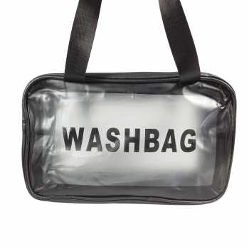 Gambar produk WASHBAG Tas Kosmetik Alat Make Up Portable Pouch Korean PVC Size M - B411