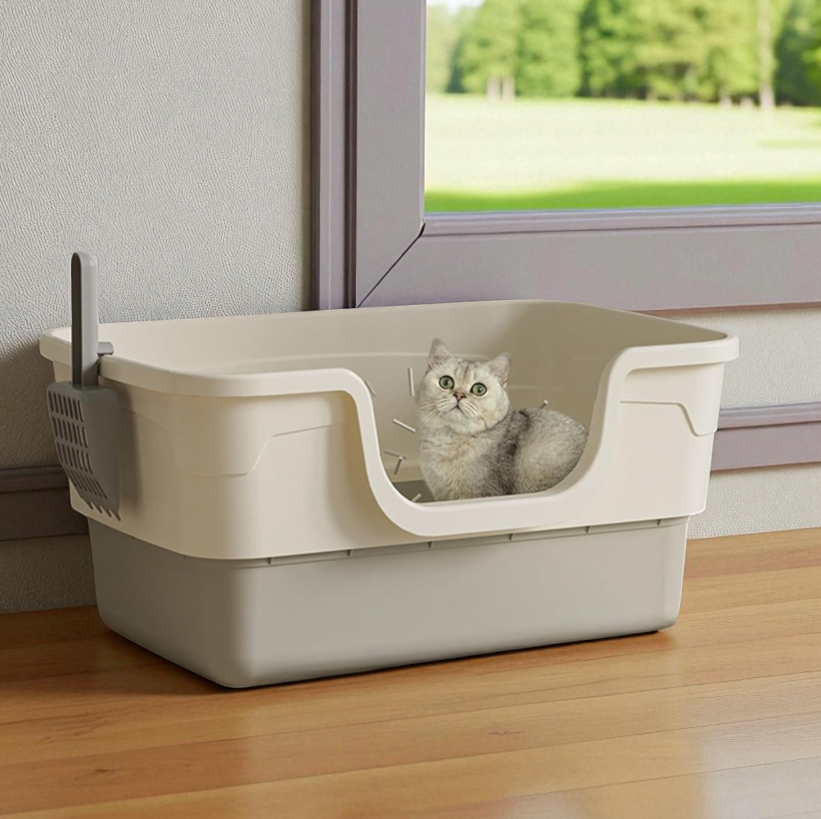 Gambar produk ENAKO Cat Litter Box High Side Detachable Bak Pasir Kucing - EN-55