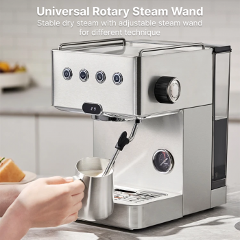 Gambar produk Gemilai Mesin Kopi Espresso Coffee Maker Frothing 15 Bar 1450W 1.7L - CRM3005