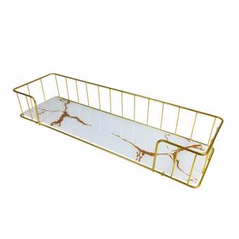 Gambar produk WIZI Rak Gantung Kamar Mandi Bathroom Organizer Wrought Iron Rack Large - W01A