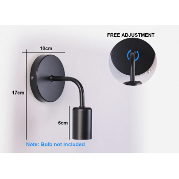 Gambar produk FMA Nordic Modern Wall Lamp Iron E27 Indoor Lighting Free Adjustment - FM-EE