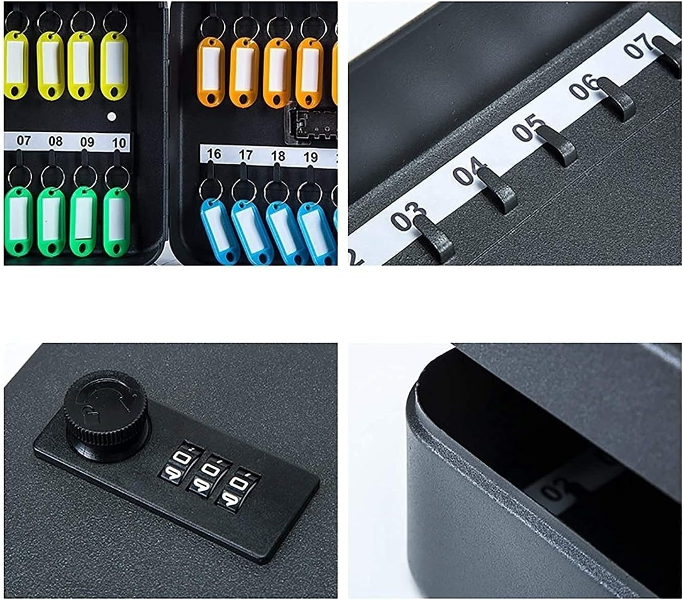 Gambar produk KDK Lemari Kunci Cabinet 40 Hook Key Box Wall Mounted with Code Lock - KD-40