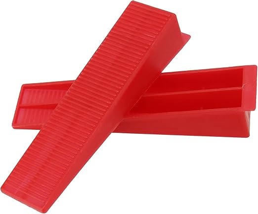 Gambar produk Yueqing Alat Perata Keramik Wedge Tile Leveler Floor Spacers 100 PCS 84.5x22x16mm - YQ812