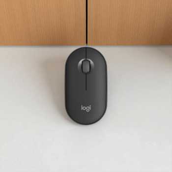 Gambar produk Logitech Pebble 2 Mouse Wireless Bluetooth Silent Touch 400-4000 DPI - M350s