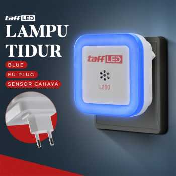 TaffLED Lampu Tidur LED EU Plug Sensor Cahaya Cool White 250V 0.5W - L200