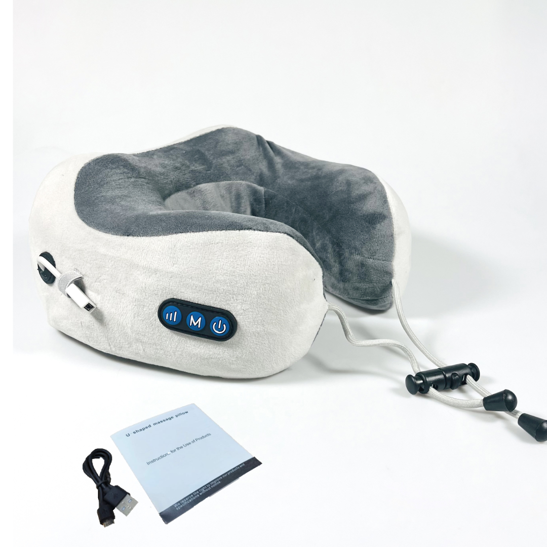 Gambar produk WTOTECH Bantal Pijat Leher Elektrik 3 Mode Neck Massager Pillow - UMP-021