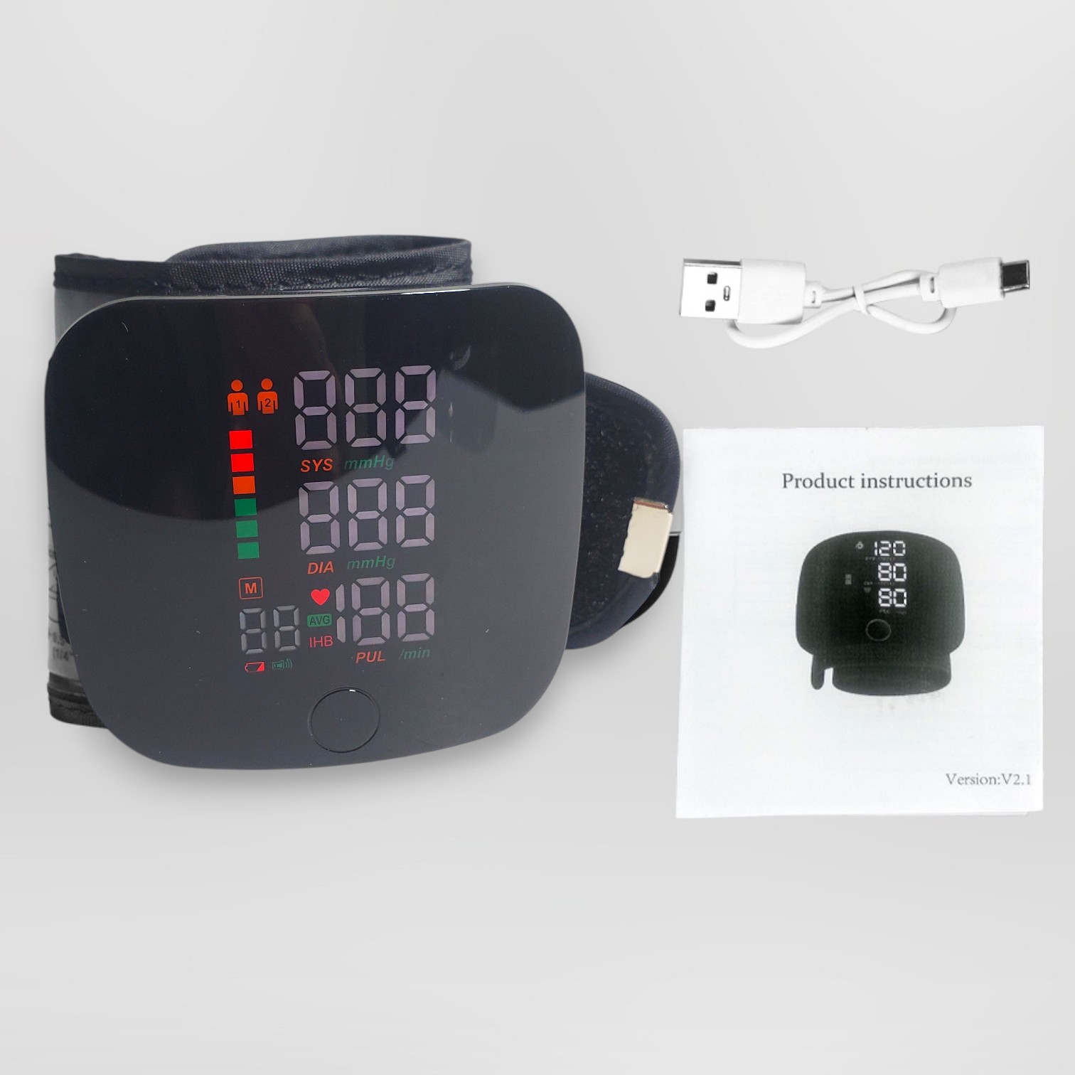 Gambar produk TaffOmicron Tensimeter Digital Pengukur Tekanan Darah Indonesian Voice - A01