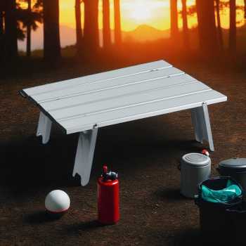 TaffSPORT Meja Lipat Piknik Foldable Aluminium 41x28.5x13cm - 8826