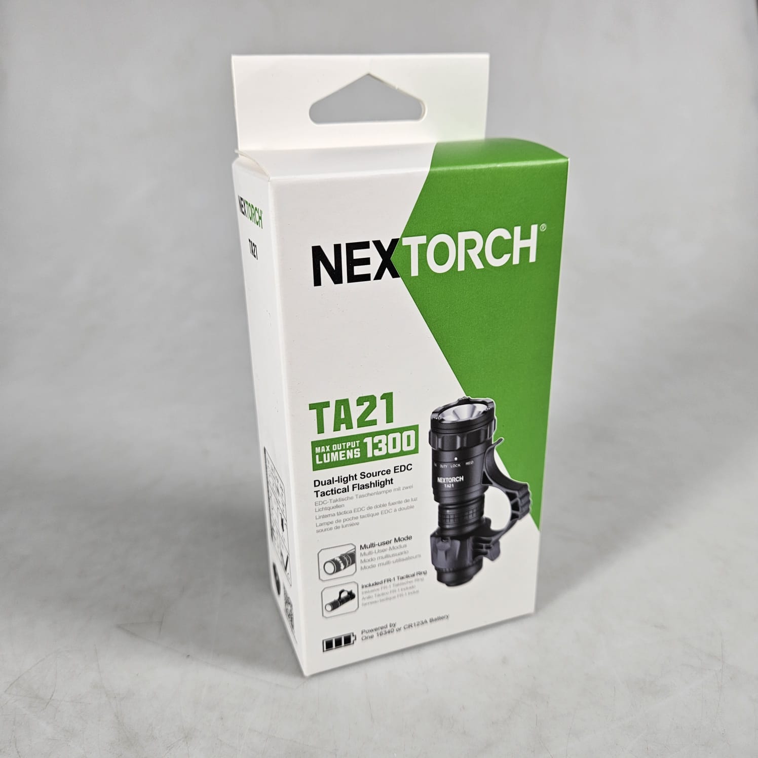 Gambar produk NEXTORCH Lampu Senter LED Mini Bright Tactical USB Type C 1300 Lumens - TA21 SET