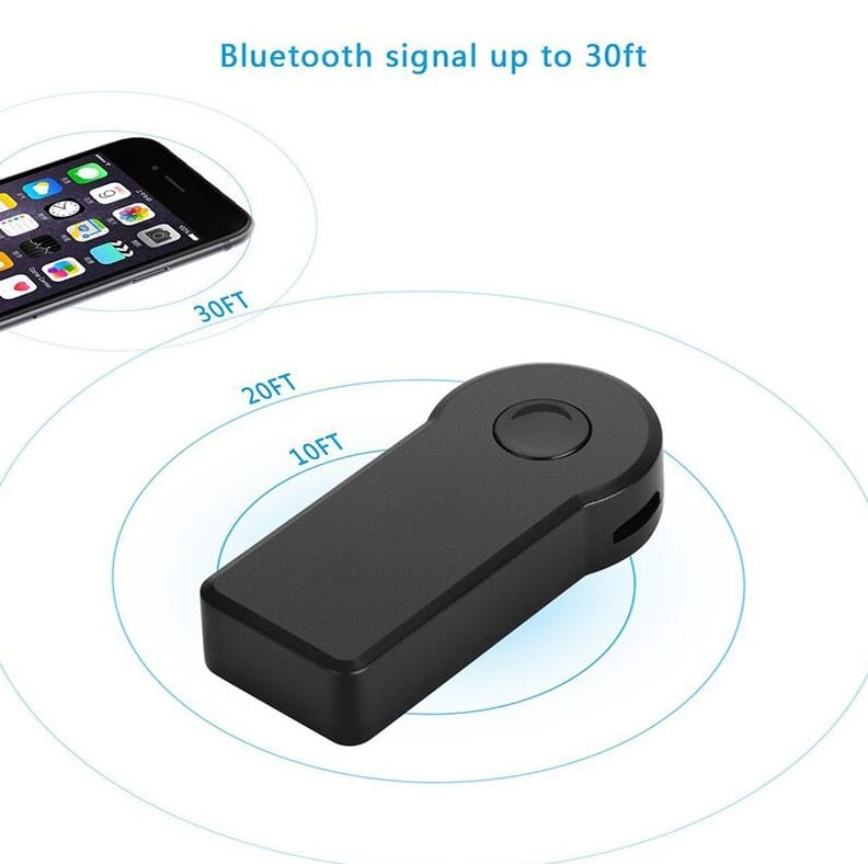 Gambar produk VCACA Bluetooth Receiver Audio Mobil Speaker Handsfree A2DP 3.5mm - VC50