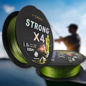 J-Cheng Senar Tali Pancing 4 Braided PE Fishing Line 100M - JC4180