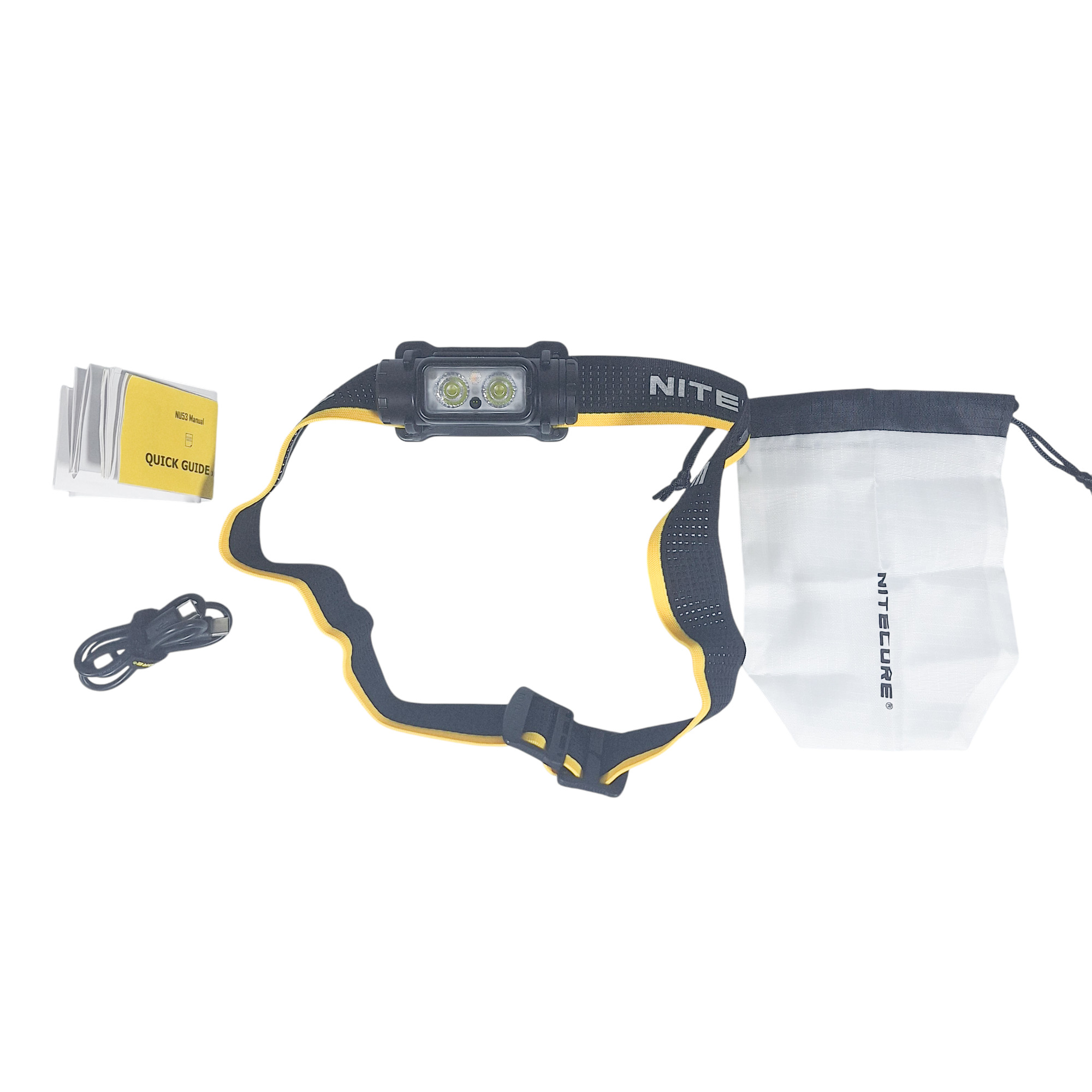 Gambar produk NITECORE Senter Kepala Headlamp LED Triple Light IP68 6000mAh - NU53
