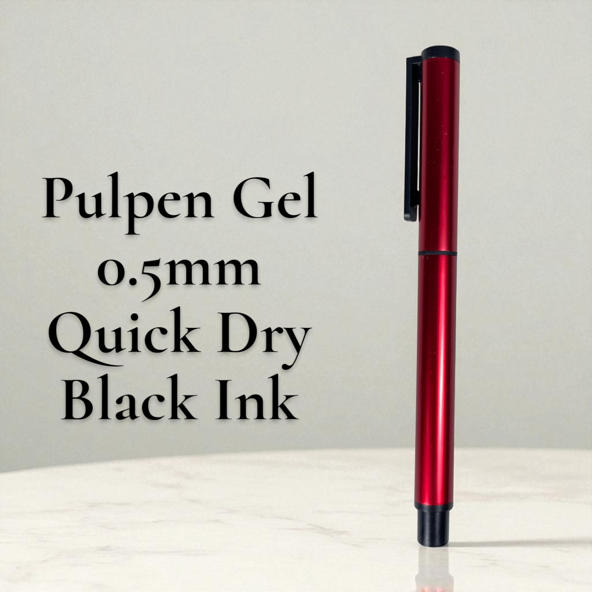 Gambar produk Kaco Pena Pulpen Gel 0.5mm TUBE Roller Quick Dry Black Ink 1 PCS - K80