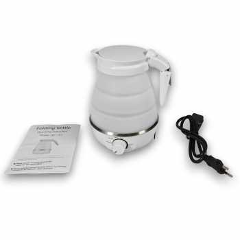 Gambar produk FMA Mini Portable Folding Travel Kettle Stainless Steel 304 850W 600ml - HY-01
