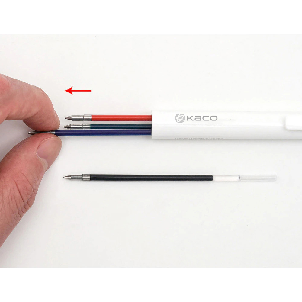 Gambar produk Kaco EASY 4 in 1 Multifunction Gel Pen Pena Pulpen Bolpoin 0.5mm 1 PCS - K1041 (Black Blue Red Green Ink)