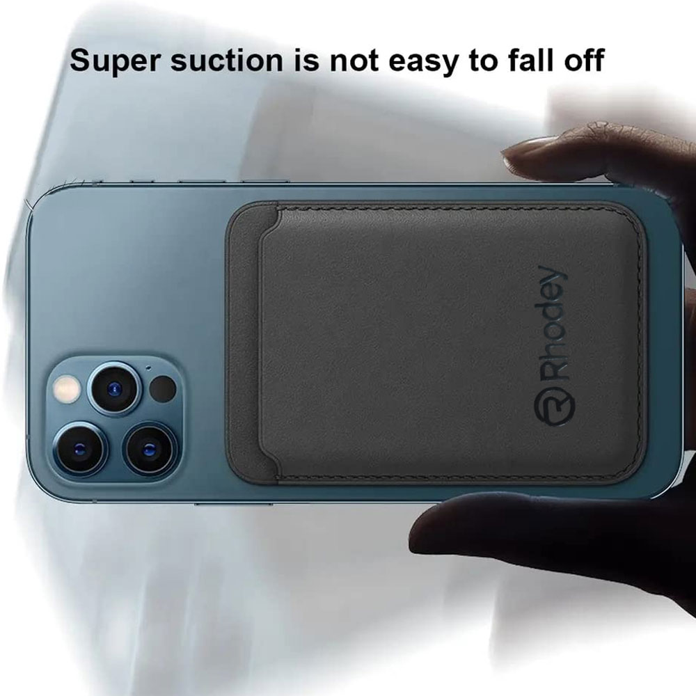 Gambar produk Rhodey Dompet Kartu Magnetic Card Holder MagSafe PU Leather for iPhone - WM-95