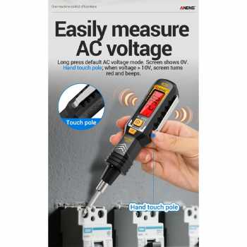 Gambar produk ANENG Obeng Tespen Tester Pen Non Contact Digital Display Alarm - B20