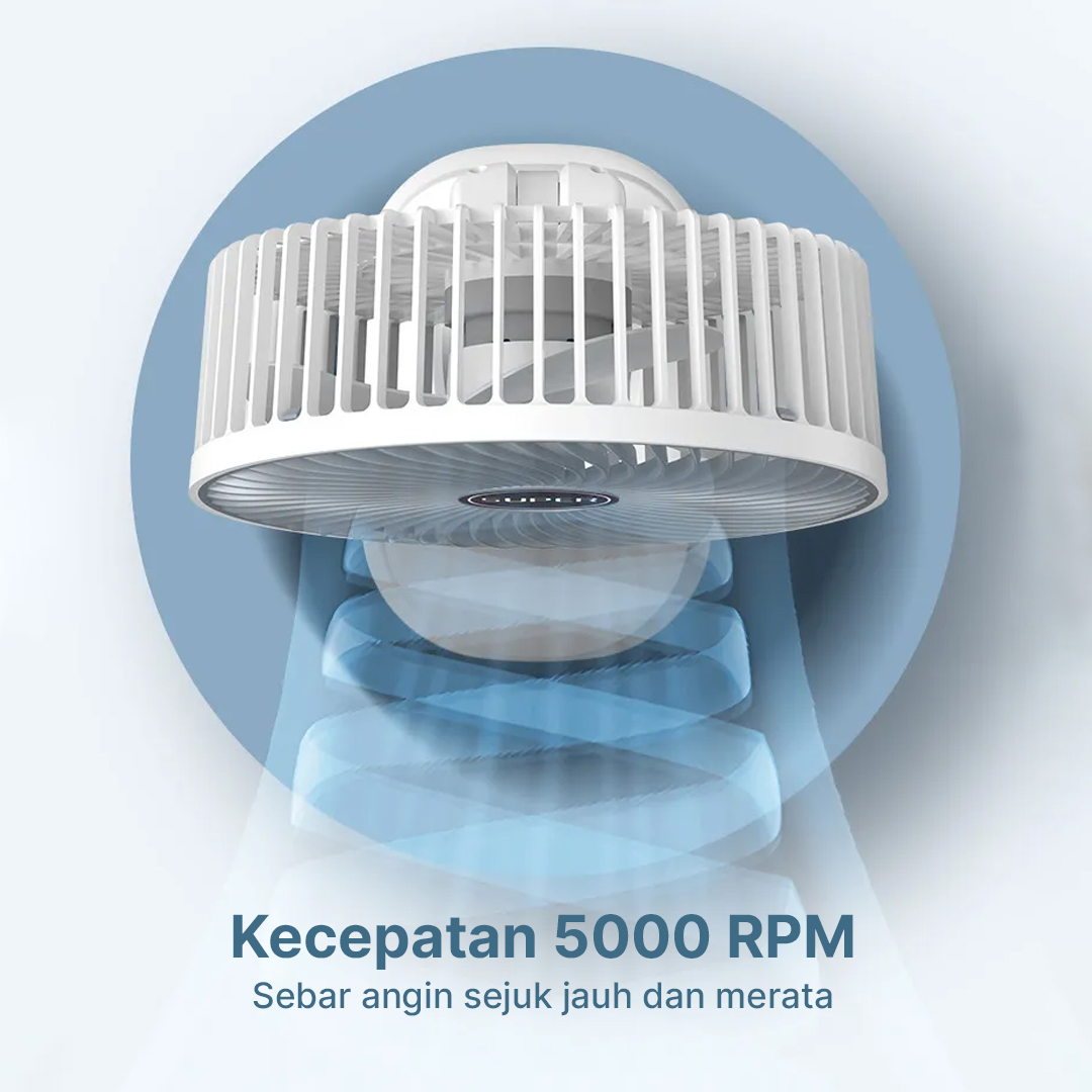 Gambar produk SUPER Kipas Angin Meja Portable Desk Fan USB 6.5 Inch 4.5W - AG-41