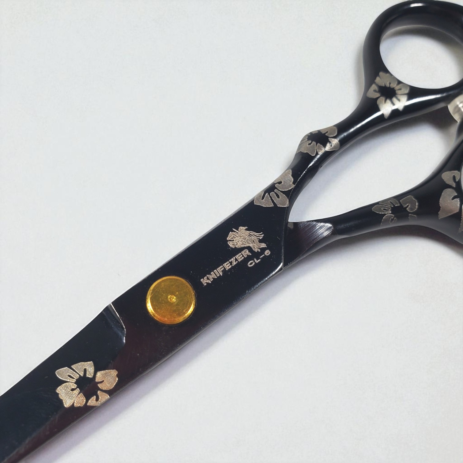 Gambar produk KNIFEZER YINGHUA Gunting Rambut Lurus Buffing Stainless Steel 4Cr13 - CL-6