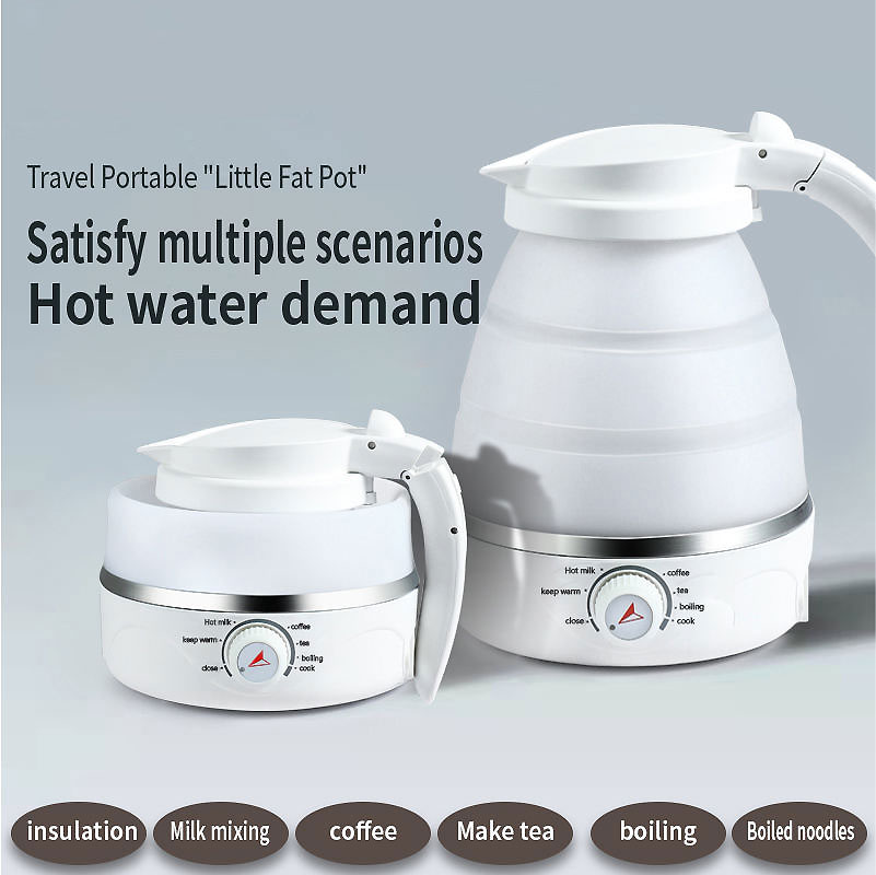 Gambar produk FMA Mini Portable Stainless Steel Folding Travel Kettle 600ml - ZDTW-6
