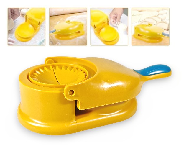 Gambar produk LiuBinee Cetakan Adonan Dumpling Gyoza Pastel Mini 2in1 Pressing Dough - LB01