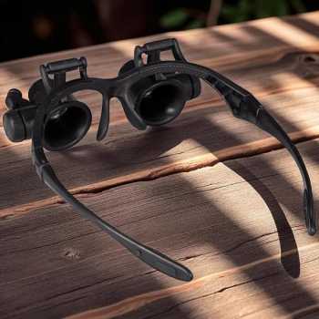 Gambar produk ZEAST Kacamata Pembesar 25x Magnifier dengan 2 LED - 9892GJ