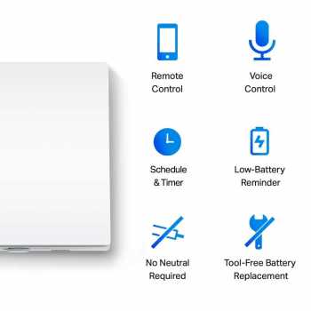 Gambar produk Tp-Link Smart Light Switch 1 Gang 1 Way 250V 3250W - TAPO S210