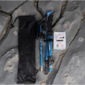 Gambar produk TaffSPORT Tongkat Hiking Lipat Trekking Pole Aluminium Alloy 130cm - TF13