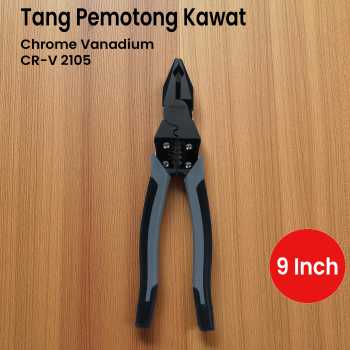 DELIXI Tang Pemotong Kawat CRV Multifungsi Wire Cutter 9 Inch - 2105