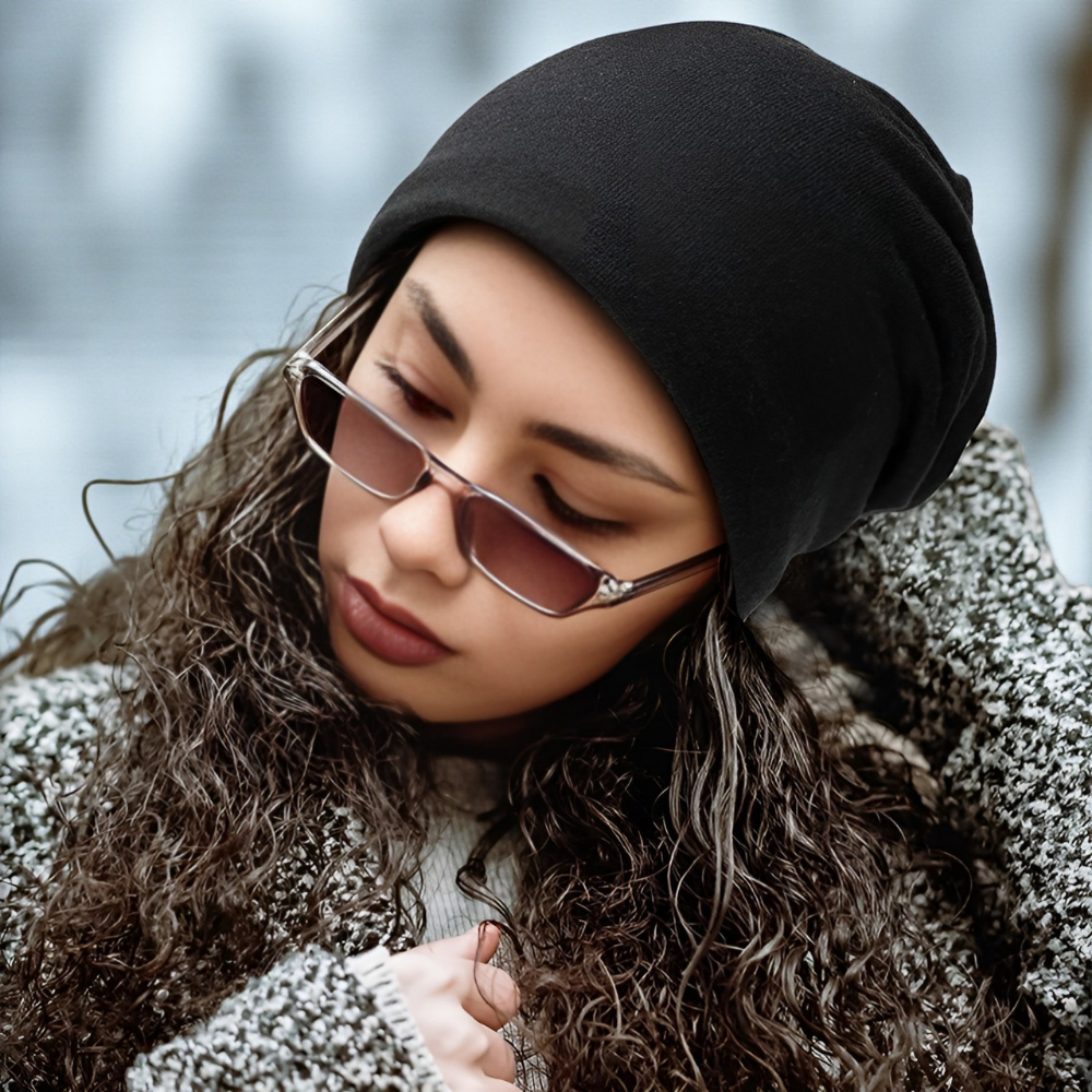 Gambar produk Ecobros Topi Kupluk Pria Wanita Kain Katun Winter Beanie Hat - EC001
