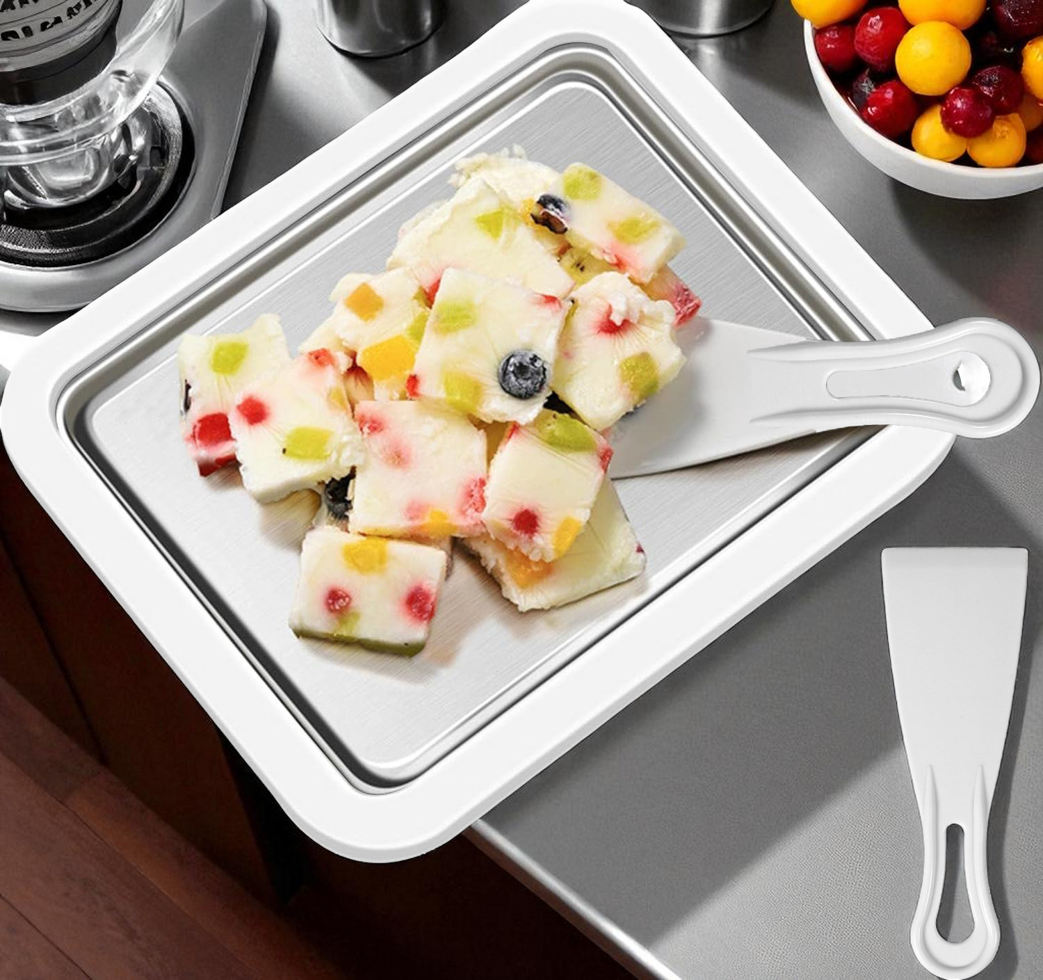 Gambar produk Aokiji Wadah Pembuat Es Krim Yogurt Fried Ice Maker 22.5x17.5cm - INU156