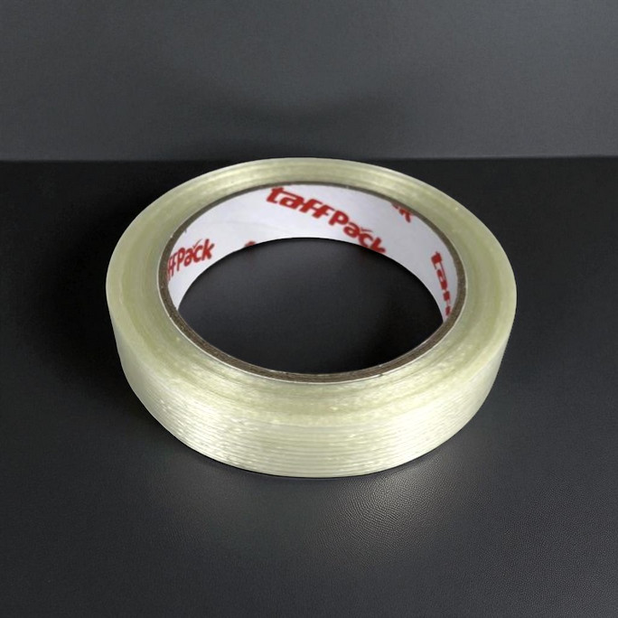 Gambar produk TaffPACK Lakban Super Strong Fiber Tape Isolasi Bening 25M 20mm - GF25M