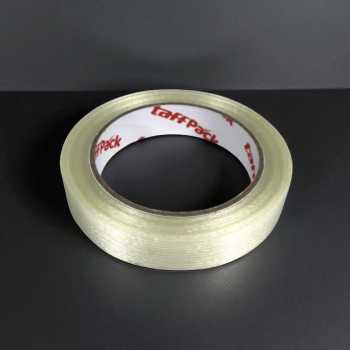 Gambar produk TaffPACK Lakban Super Strong Fiber Tape Isolasi Bening 25M 20mm - GF25M