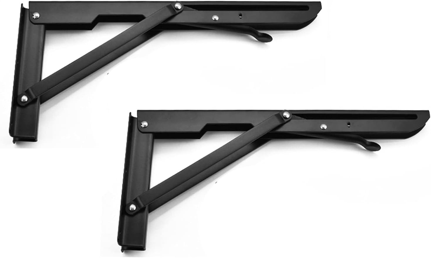 Gambar produk KAK Bracket Engsel Siku Folding Stainless 16 Inch 2 PCS - KAK-6113-B