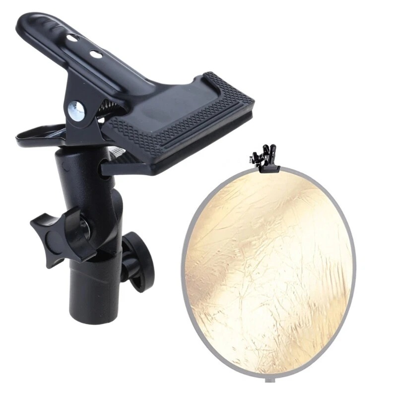 Gambar produk MEKING Background Reflector Disc Holder Bracket Clamp Klip Backdrop - QM3400