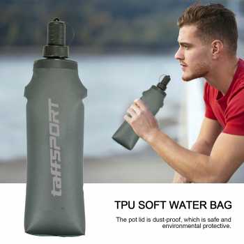 TaffSPORT Botol Minum Lipat Soft Flask Foldable Water Bottle 500ml - TF-50