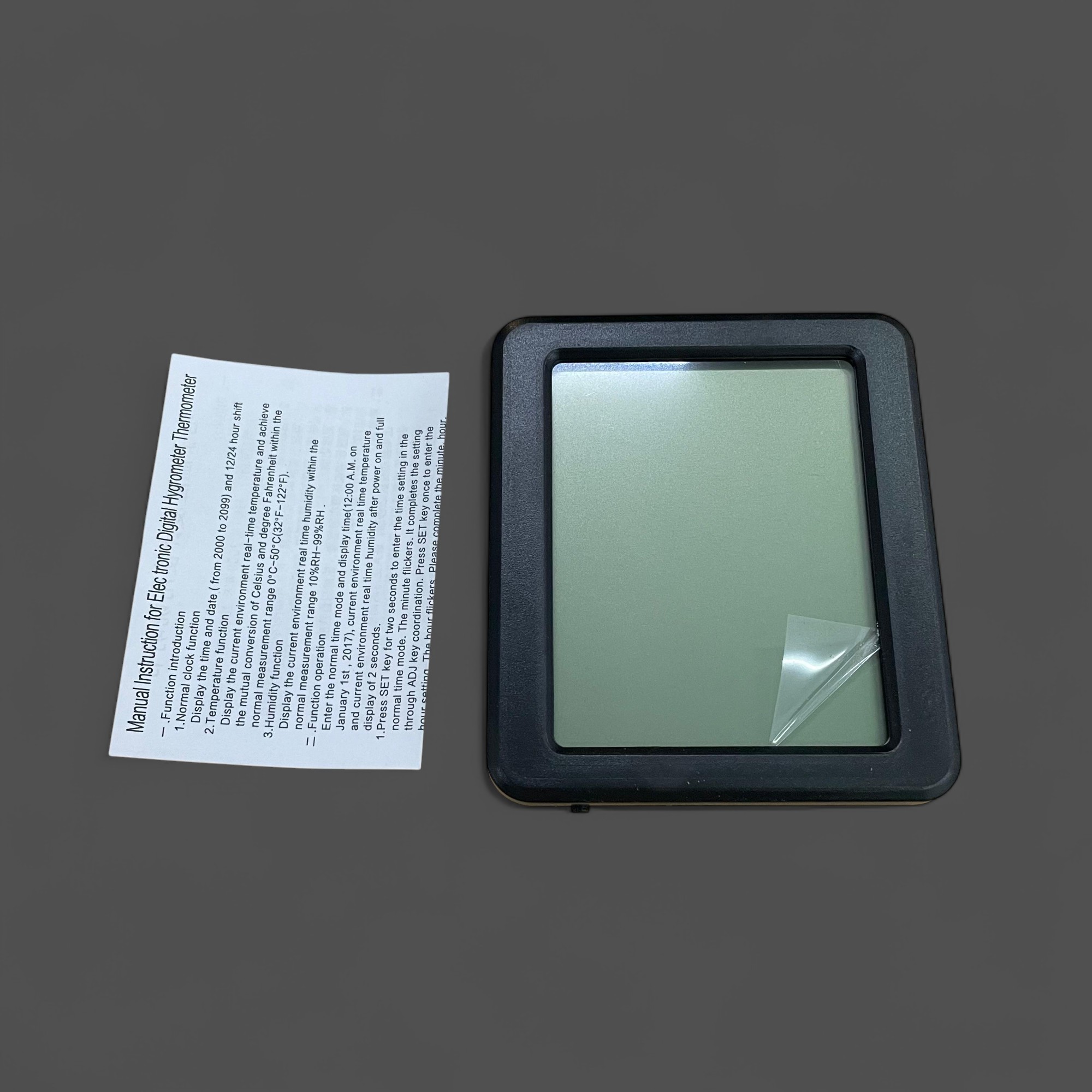 Gambar produk JGD Jam Digital Meja Dinding Thermometer Hygrometer Sensor - ZL20