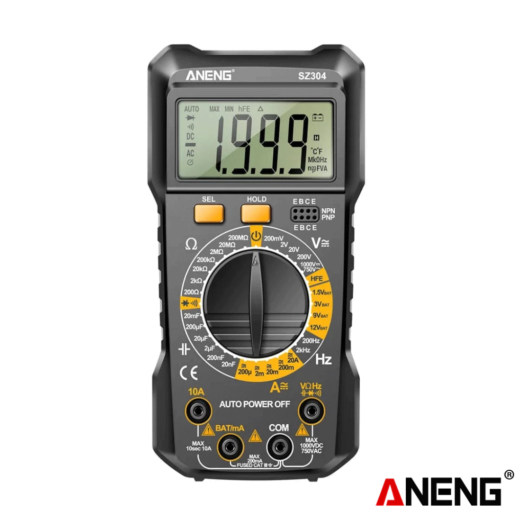 Gambar produk ANENG Digital Multimeter AC/DC Voltage Ohm Tester - SZ304