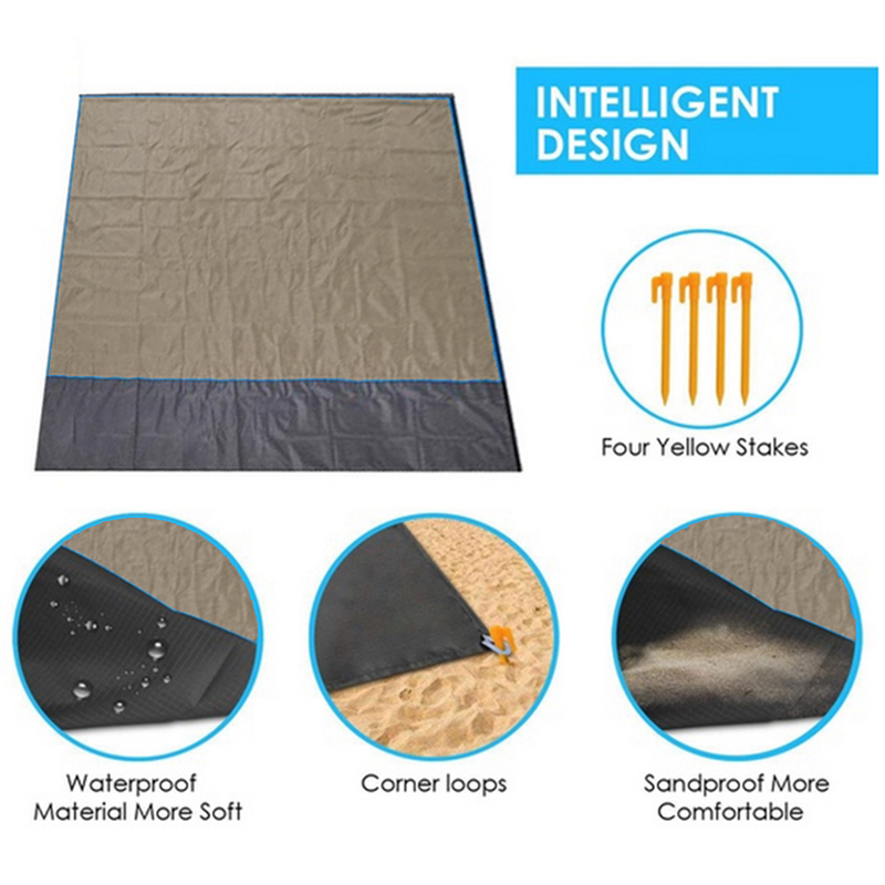 Gambar produk TaffSPORT Tikar Lipat Matras Camping Piknik Outdoor Waterproof Mat 2x2.1M - FS-008