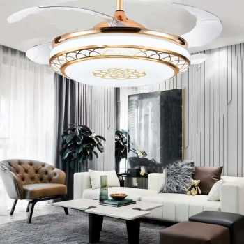 SOVE Kipas Angin Gantung Lampu LED Tri Color with Remote Control - LCH-28
