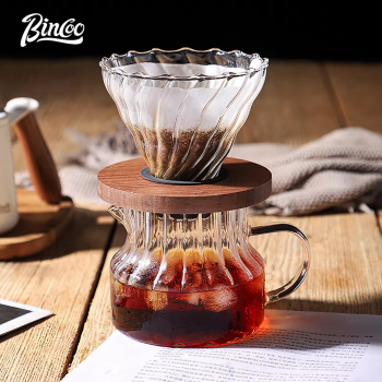 Gambar produk Bincoo Pour Over Coffee Server Borosilicate Glass Carafe 500ml - B-5ML